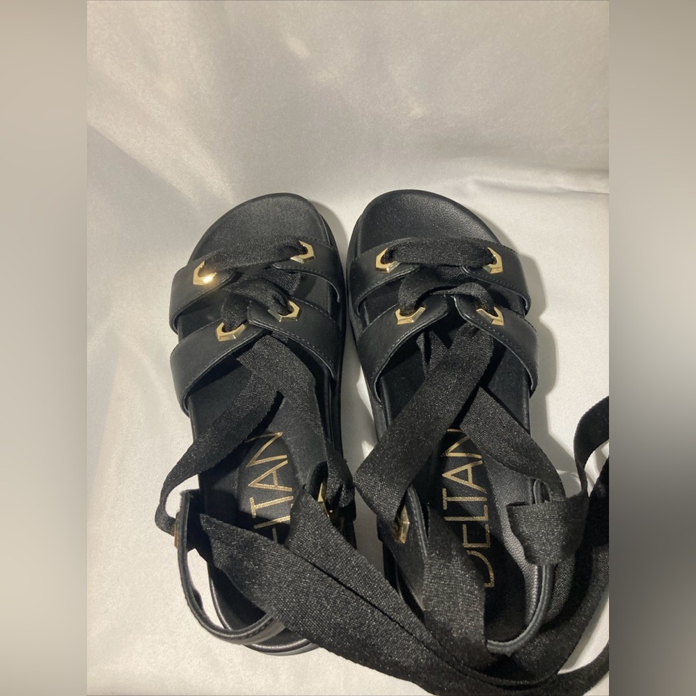Deltan Blayke Ankle Wrap Platform Sandals from Dillard's 6M - Picture 5 of 11